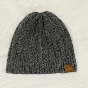 CC Boutique Gray Knit Beanie